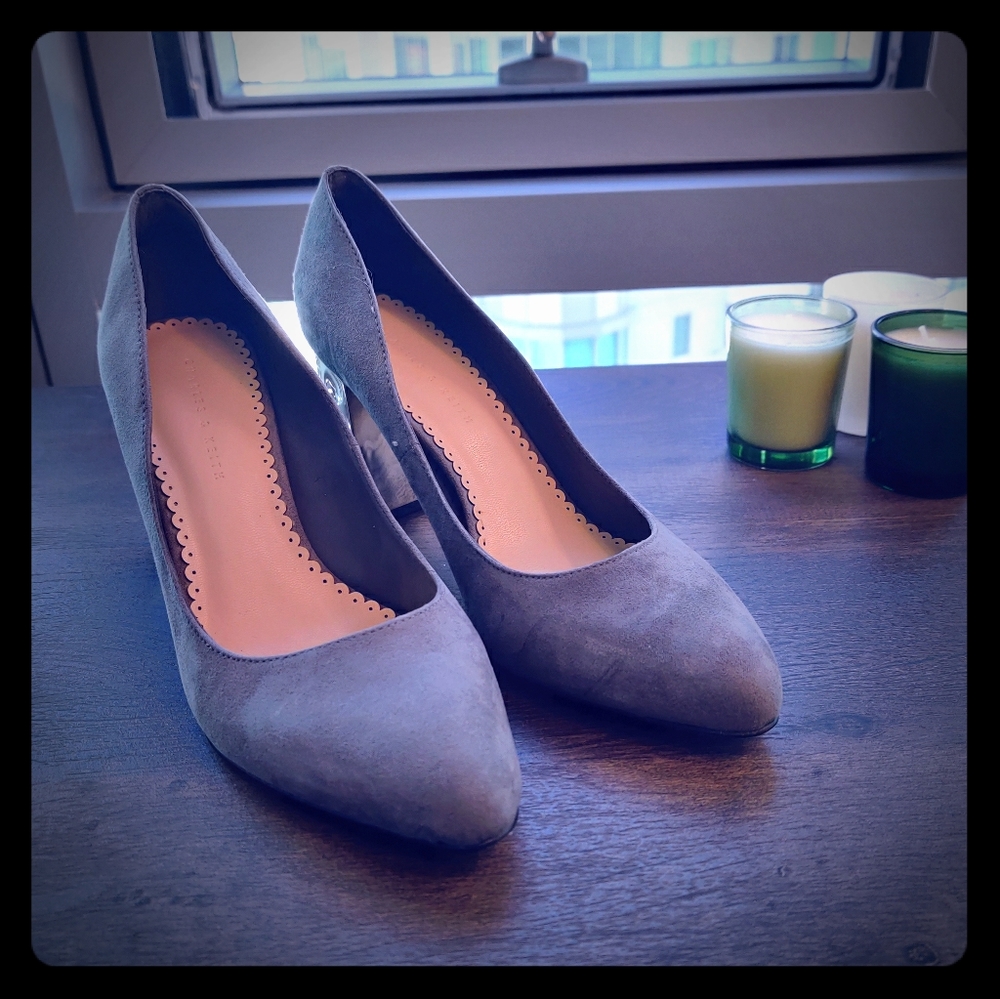 Women grey high heel